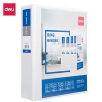 Deli E5616N 2 Ring Binder PP 2IN 2 D-Ring View Binder A4