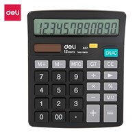 Deli E837 Calculator 12-digit Big Display Calculator