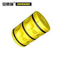 SAFEWARE, Cylindrical Anti-collision Buffer Surrounded (Inner Hole 10x10cm)  35x90cm Yellow with 3 Magic Buckles, 11687