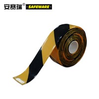SAFEWARE, Heavy Duty Marking Tape (Yellow/Black) 5cm30m 1mm Thick PVC Material, 11754