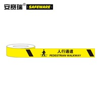 SAFEWARE, Warning and Marking Tape (Pedestrian Walkway) 75mm22m PET Material, 11990