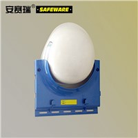 SAFEWARE, Economical Safety Helmet Shelving (Single Cap) 2328cm Blue ABS Engineering Plastic Material, 12046