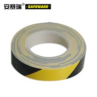 SAFEWARE, Foam Anti-collision Buffer Warning Tape (Yellow/Black) 3cm3m Thickness 3mm with Backing Adhesive, 12065