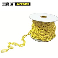 SAFEWARE, Plastic Chain Length 30m PE Plastic Material Yellow, 14112