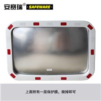 SAFEWARE, Square Wide-Angle Mirror 6040cm PC Material Mirror Surface with Accessories, 14318