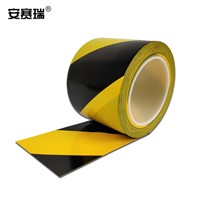 SAFEWARE, Floor Marking Tape (Yellow/Black) 7.5cm22m PVC Material, 14323