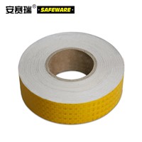 SAFEWARE, Lattice Reflective Warning Tape (Yellow) 5cm50m Lattice Reflective Material, 14353