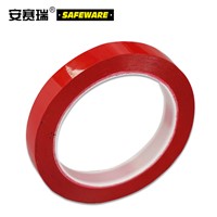 SAFEWARE, Desktop Positioning Marking Tape (Red) 15mm66m PET Material, 14412