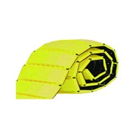 SAFEWARE, Self-winding Portable Speed Bumps Unfold Size 300234cm Plastic Material Yellow Including Storage Bag, 14463