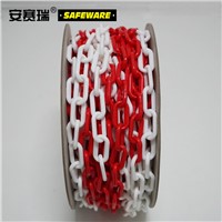 SAFEWARE, Plastic Isolation Chain (Red/White) Length 25m Plastic Material, 14487
