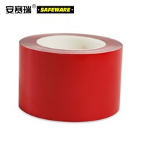 SAFEWARE, Wear-resistant Marking Tape (Red) 7.5cm22m PET Material, 15627