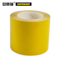 SAFEWARE, Wear-resistant Marking Tape (Yellow) 10cm22m PET Material, 15635