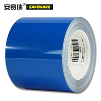 SAFEWARE, Wear-resistant Marking Tape (Blue) 10cm22m PET Material, 15639