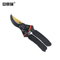 SAFEWARE, Pruning Shears Manganese Steel Black 20cm 0.267kg 1Pc Pack, 25002