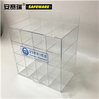 SAFEWARE, Safety Glasses Storage Distributor 413620cm Transparent Acrylic Material, 34201
