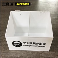 SAFEWARE, Safety Glasses Storage Distributor 303925cm White Acrylic Material, 34207