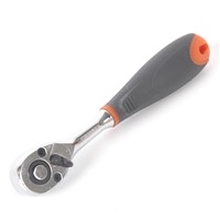 SHEFFIELD, 6.3mm,pear-shaped head quickly shed rubber handle ratchet wrench, S013000