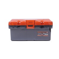 SHEFFIELD, 19''Heavy -duty  plastic tool box(450x245x210mm), S024006