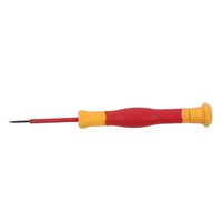 SHEFFIELD, Bi-color Handle Insulated Precision Slotted Screwdriver 2.5x0.40x50mm, S151044