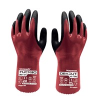 Cut Oil Guard 26cm Long sleeve oil-proof and cut-proof working gloves