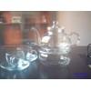 Tea po, drinking glass, cup, mug, plate