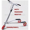 Tri-scooters and kick scooters