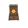 wooden antique table clock