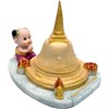 Ceramic doll with pagoda