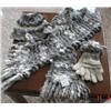 Hand - Knitted Scarf, Hat And Gloves Set