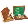 Magnetic wooden chess set