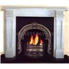 Cast Iron Fireplace Insert And Marble Frame And Granite Hearth And Fireplace Accessory