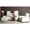 Recliner sofa with bed, leather sofa, sectional so
