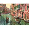 oil painting of Venice street