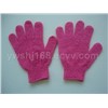 nylon bath gloves