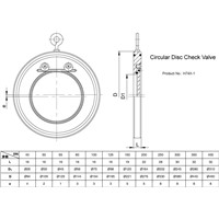 Circular Disc Check Valve(H74X-1)