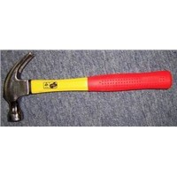 Claw hammer,with fibre handle,