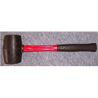 Rubber mallets,with fibre handle