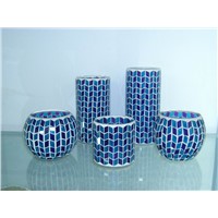 Mosaic Candle Holders