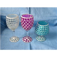 glass candle holder