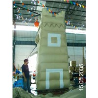 inflatable pillar