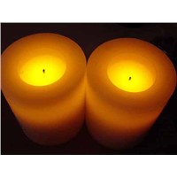 flameless color changing led candle