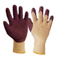 Latex coated polycotton gloves L622N