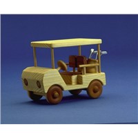 Wooden Toy Golf Cart