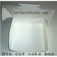 Die Cut Cake Box