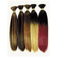 Remy hair with dyed color