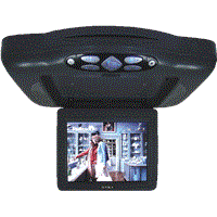 8''Roof-mount color TFT-LCD DVD screen