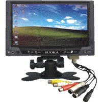 Desktop color TFT-LCD with touch screen