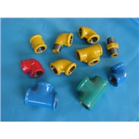 Epoxy Coatings Malleable Iron Pipe Fittings