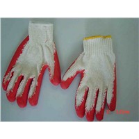 latex coated working gloves(10G,7G,knitting)