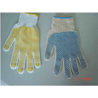 PVC dotted working gloves